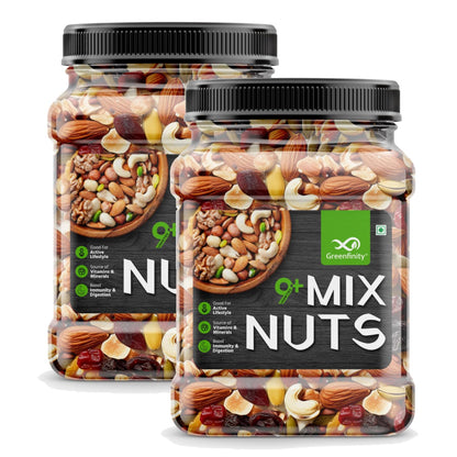 GreenFinity Healthy Nutmix  - 500g (Pack of 2)