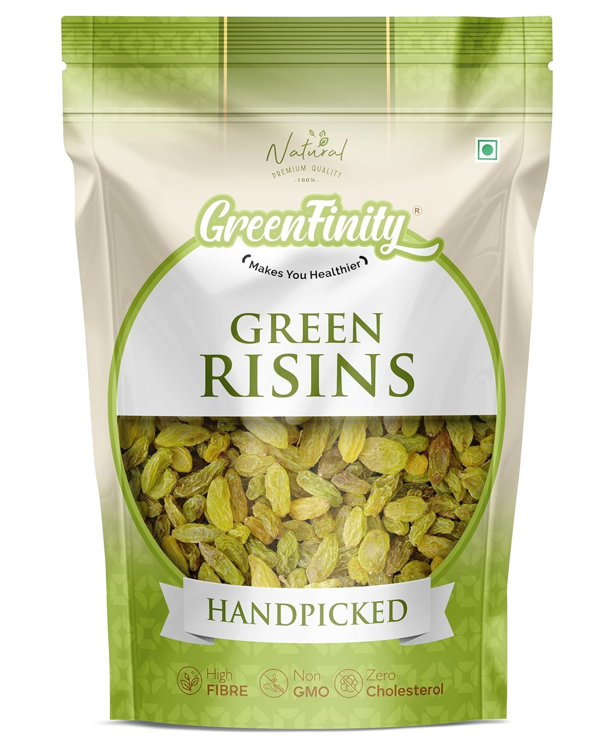 GreenFinity Premium Seedless Green Raisins 1kg