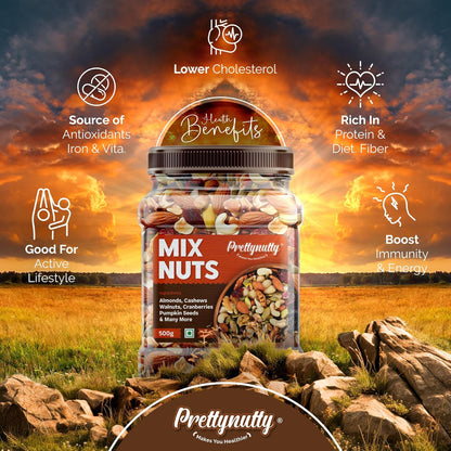PrettyNutty Healthy Nutmix 500g