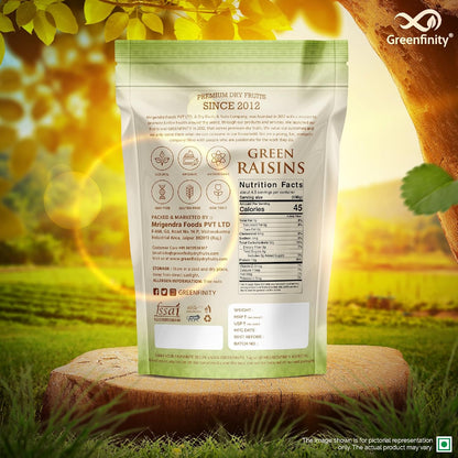 GreenFinity Premium Seedless Green Raisins 1kg