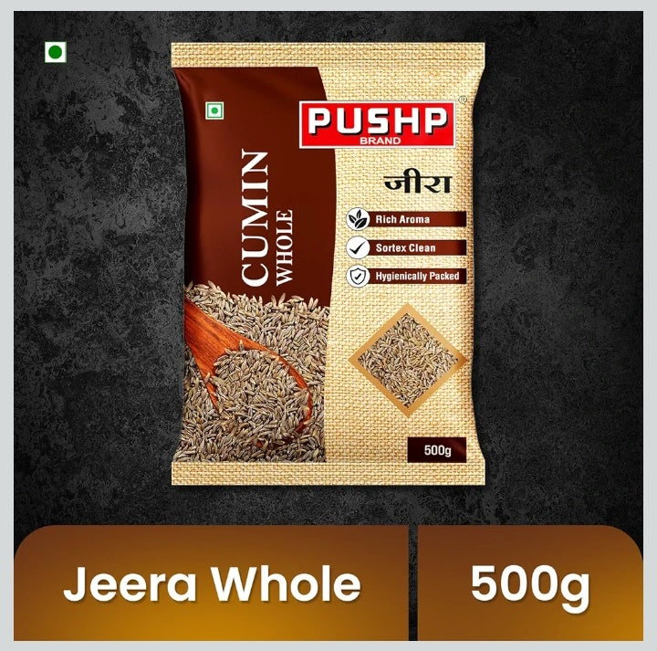 Pushp Whole Cumin Seeds (Sabut Jeera)