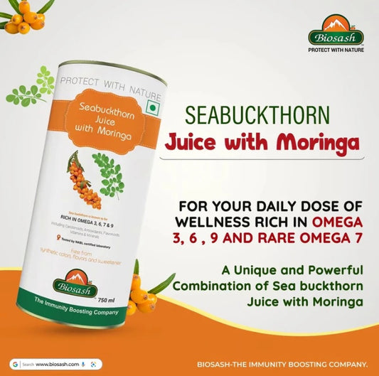 Sea Buckthorn Juice with Moringa