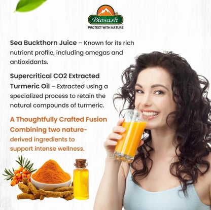 Sea Buckthorn with Turmeric Oil Natural Health Booster