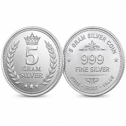 5 Gram silver coin