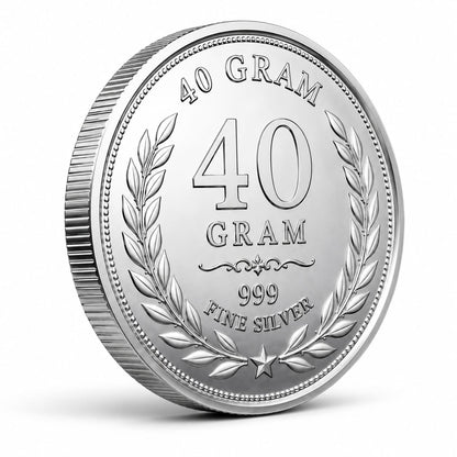 40 Gram silver coin