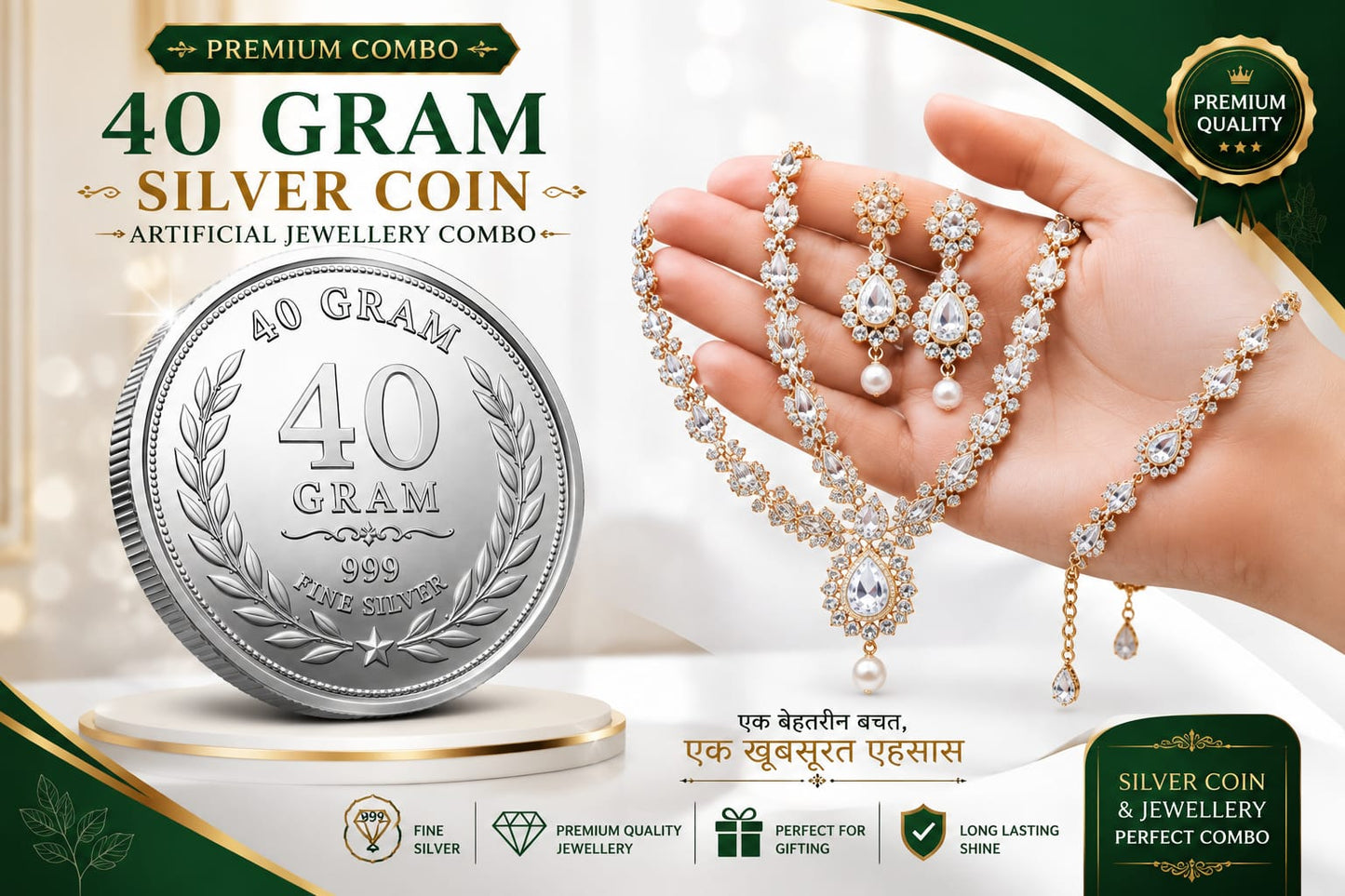 40 Gram silver coin